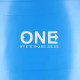 Гімнастичний м'яч One Fitness Gym Ball 10 75cm - блакитний