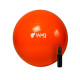 М'яч для фітнесу (фітбол) WCG 55 Anti-Burst 300кг оранжевий + насос