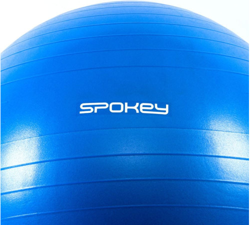 Гімнастичний м'яч Spokey Anti-Burst 75cm Fitball III (920938) - розмір універсальний/синій
