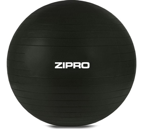 М'яч гімнастичний Zipro Anti-Burst 65 см, чорний М'яч гімнастичний Zipro Anti-Burst 65 см, чорний