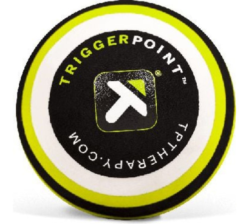 Масажний м'яч для лікування тригерних точок Trigger Point Therapy MB1 - чорно-салатовий