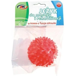 Масажний м'яч Tullo Jeżyk - червоний 