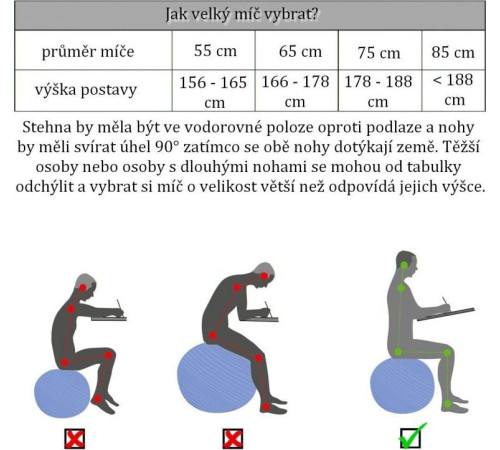 М'яч Movit гімнастичний з насосом, 85 см, сірий М'яч Movit гімнастичний з насосом, 85 см, сірий