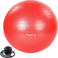 Гімнастичний м'яч з насосом Movit 55 cm - червоний 
