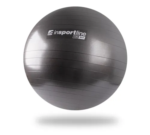 М'яч гімнастичний для занять фітнесом inSPORTline Lite Ball 75 см - Чорний М'яч гімнастичний для занять фітнесом inSPORTline Lite Ball 75 см - Чорний