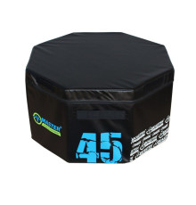 Пліометричний бокс MASTER 45 см, чорно-синій
