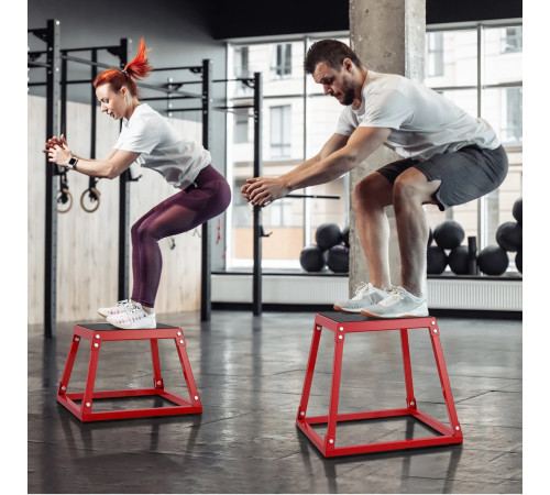 Пліометричний бокс VEVOR СС-Р-12, червоний