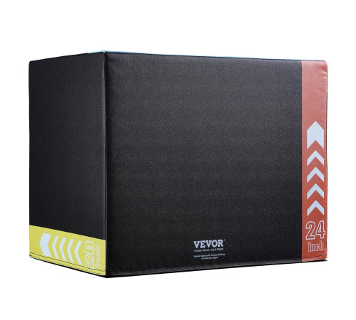 Пліометричний бокс VEVOR 30/24/20 дюймів, різнокольоровий