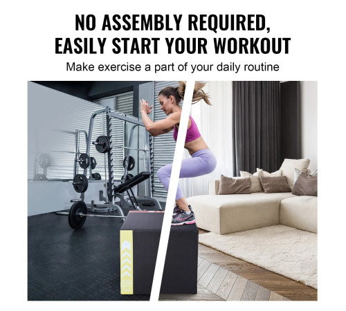 Пліометричний бокс VEVOR 30/24/20 дюймів, різнокольоровий