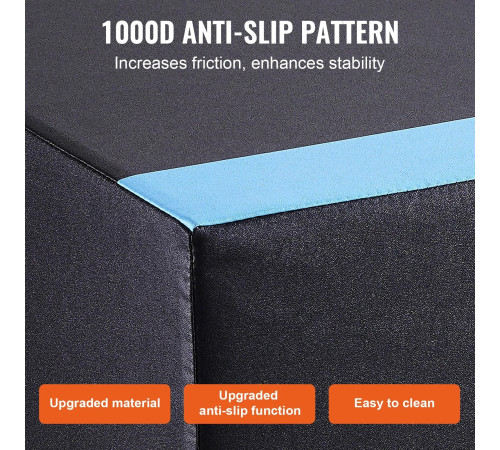 Пліометричний бокс VEVOR 30/24/20 дюймів, різнокольоровий