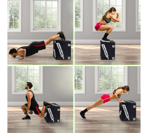 Пліометричний бокс Tunturi Plyo 40 х 50 х 60 см