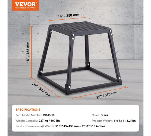 Поліометричний бокс VEVOR СС-Б-18