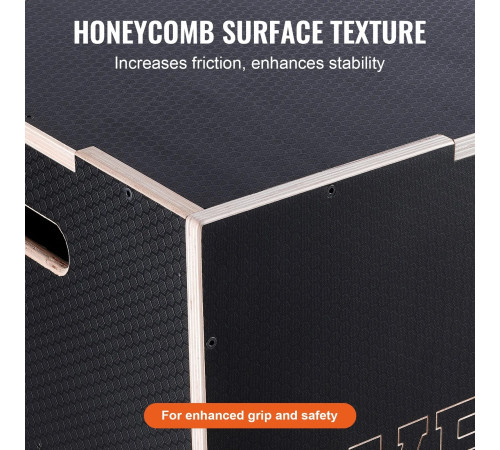 Пліометричний бокс VEVOR 16/14/12 дюймів СС-М-16-14-12