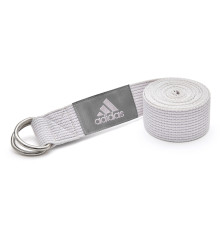 Ремінь для йоги 2,5 M ADIDAS ADYG-20200CW білий