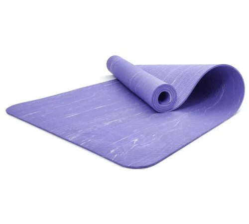Килимок для йоги Reebok Camo Yoga Mat 5 мм, фіолетовий
