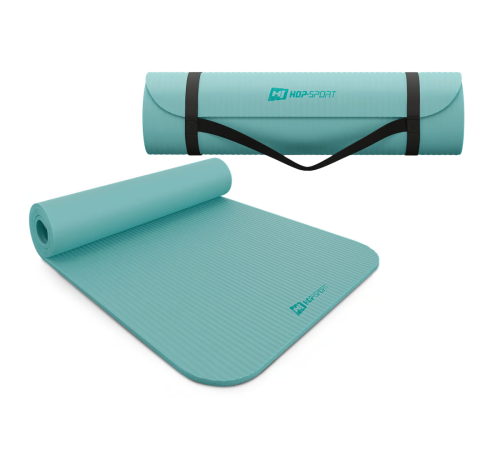 Коврик для йоги Hop-Sport HS-NB015GM NBR 1,5см бірюзовий