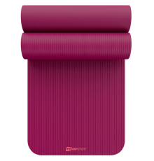 Коврик для йоги Hop-Sport HS-NB015GM NBR 1,5см ягідний