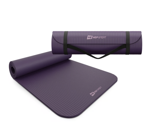 Коврик для йоги Hop-Sport HS-NB015GM NBR 1,5см баклажановий Коврик для йоги Hop-Sport HS-NB015GM NBR 1,5см баклажановий