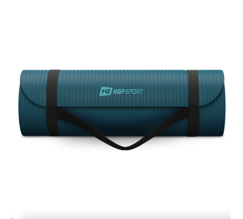 Коврик для йоги Hop-Sport HS-NB015GM NBR 1,5см темний морський Коврик для йоги Hop-Sport HS-NB015GM NBR 1,5см темний морський