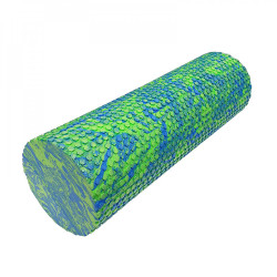 Ролик для йоги Ecofit MDF055, синьо-зелений