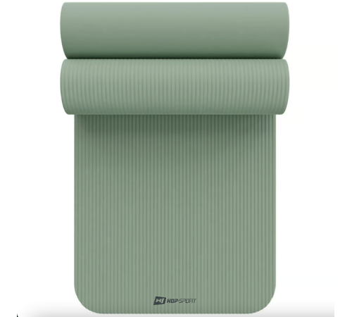 Коврик для йоги Hop-Sport HS-NB015GM NBR 1,5см оливковий