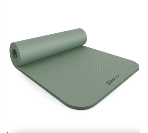 Коврик для йоги Hop-Sport HS-NB015GM NBR 1,5см оливковий