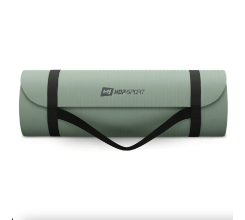 Коврик для йоги Hop-Sport HS-NB015GM NBR 1,5см оливковий