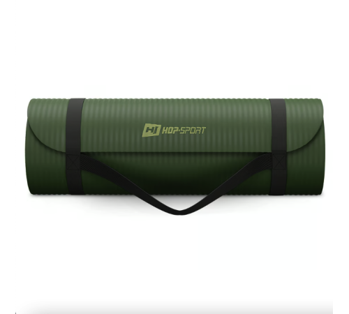 Коврик для йоги Hop-Sport HS-NB015GM NBR 1,5см темно-зелений Коврик для йоги Hop-Sport HS-NB015GM NBR 1,5см темно-зелений