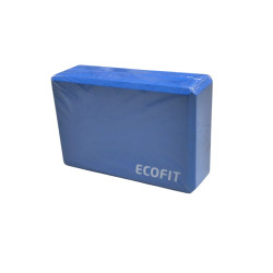 Блок для йоги Ecofit MD1219, синій