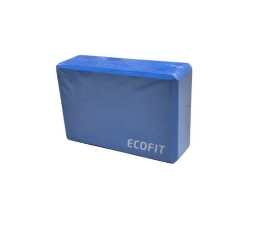 Блок для йоги Ecofit MD1219, синій