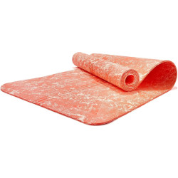 Килимок для йоги Adidas Camo Yoga Matte 5 мм, кораловий