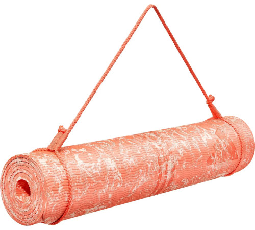 Килимок для йоги Adidas Camo Yoga Matte 5 мм, кораловий