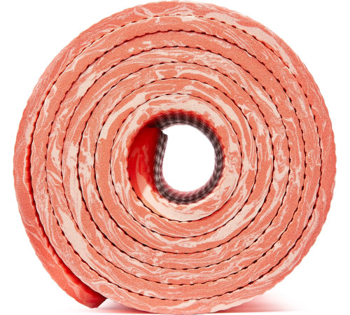 Килимок для йоги Adidas Camo Yoga Matte 5 мм, кораловий