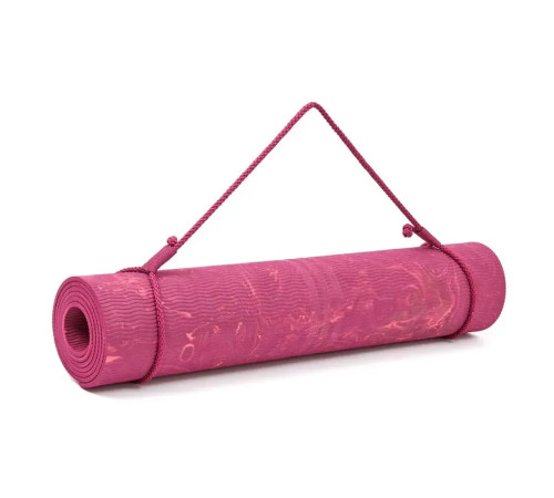 Килимок для йоги Adidas Camo Yoga Mat 5 мм, рожевий