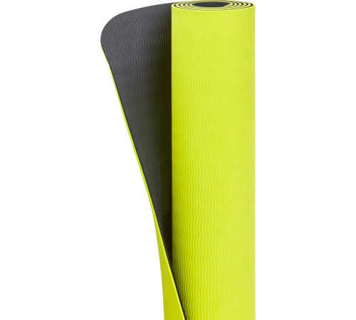 Килимок для йоги Adidas Double Sided Yoga Mat 6 мм, чорно-жовтий