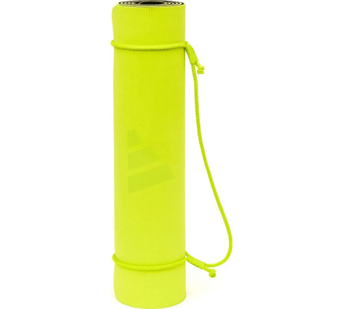 Килимок для йоги Adidas Double Sided Yoga Mat 6 мм, чорно-жовтий