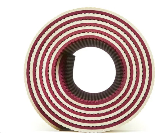 Килимок для йоги Adidas Double Sided Yoga Mat 6 мм, біло-рожевий