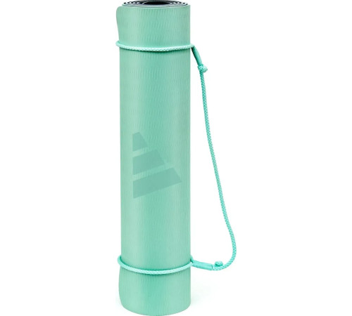 Двосторонній килимок для йоги Adidas Double Sided 176 х 61 х 0,6 см, зелено-синій