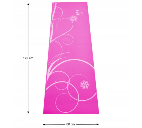Килимок для йоги SPARTAN Pink 170 x 60 см - рожевий Килимок для йоги SPARTAN Pink 170 x 60 см - рожевий