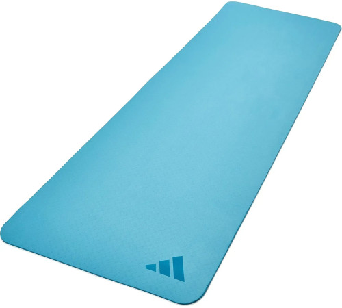 Килимок для йоги Adidas Premium Yoga Mat 5 мм, блакитний
