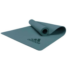 Килимок для йоги Adidas Premium Yoga Mat 5 мм, темно-зелений