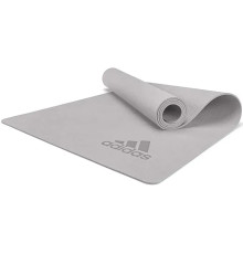 Килимок для йоги Adidas Premium Yoga Mat 5 мм, сірий