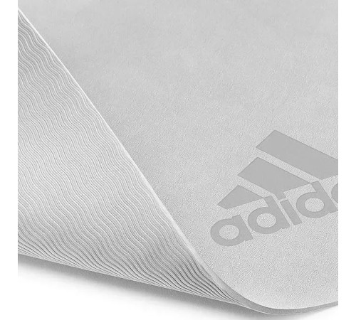 Килимок для йоги Adidas Premium Yoga Mat 5 мм, сірий