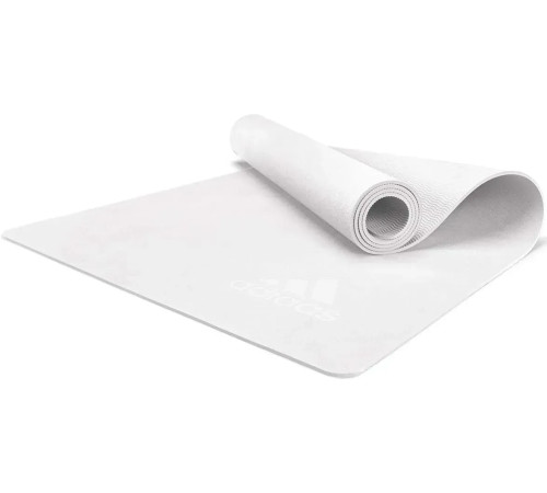 Килимок для йоги Adidas Premium Yoga Mat 5 мм, білий