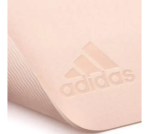 Килимок для йоги Adidas Premium Yoga Mat 5 мм, кораловий