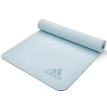 Килимок для йоги Adidas Premium Yoga Mat 5 мм, блакитний