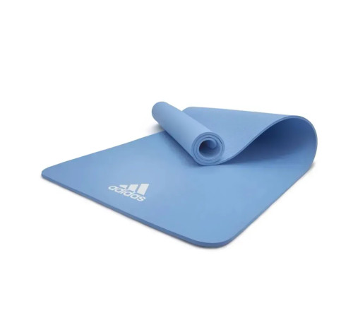 Килимок для йоги Adidas Yoga Mat 8 мм, блакитний