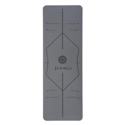 Килимок для йоги YM10 TPE GRAY TPE HMS