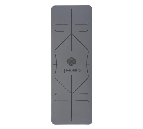Килимок для йоги YM10 TPE GRAY TPE HMS