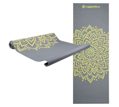 Килимок для йоги inSPORTline Spirit 172x61x0,3 cm - сірий Килимок для йоги inSPORTline Spirit 172x61x0,3 cm - сірий